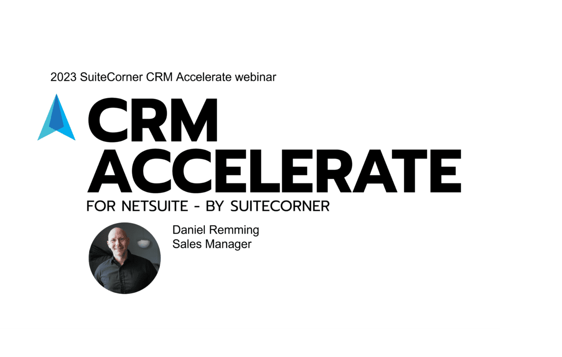 NetSuite CRM Webinar
