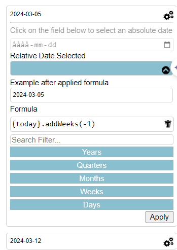 Kanban Boards Date filter