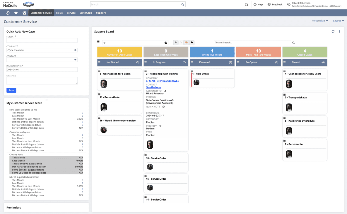 Optimize your support services with NetSuite