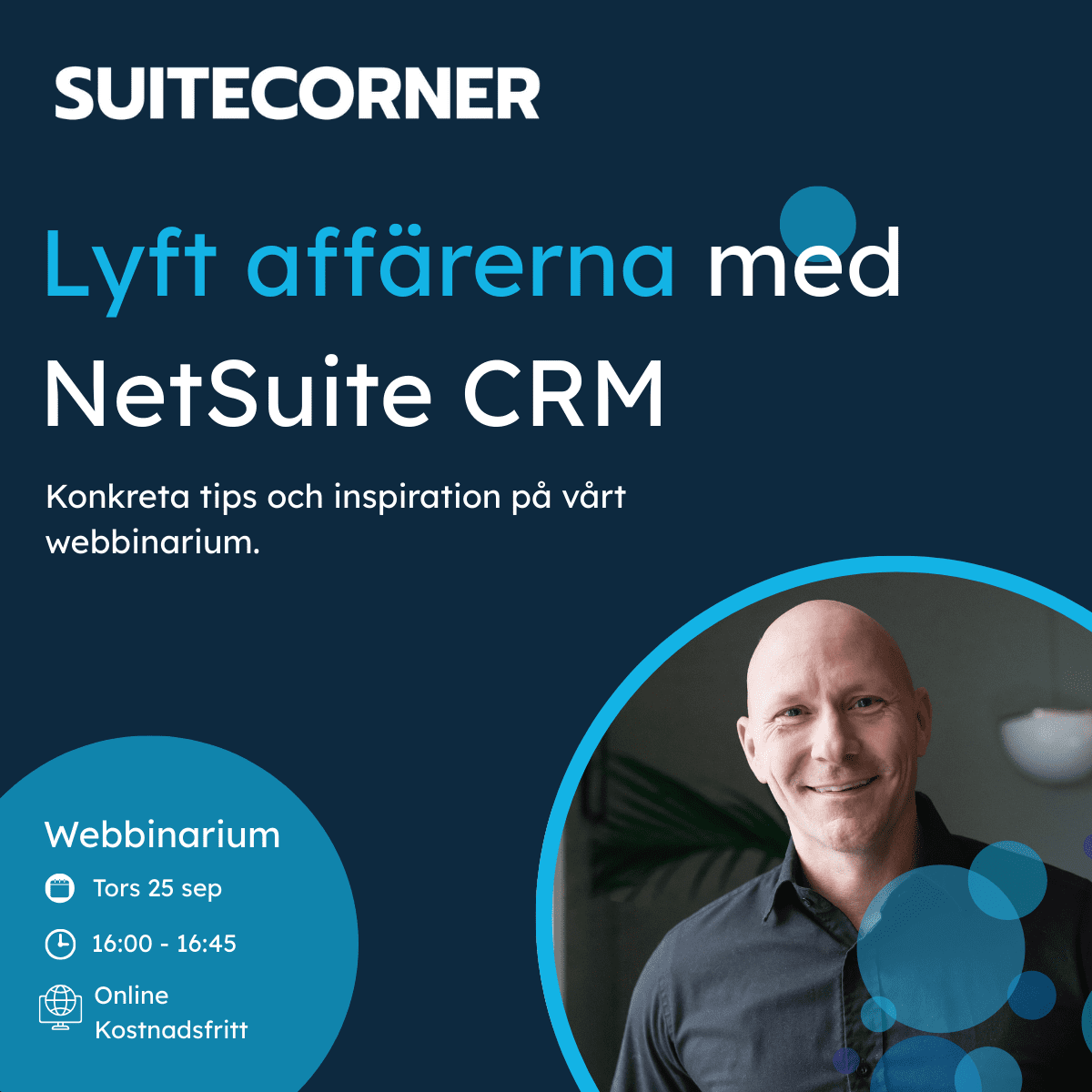 Lyft dina affärer med NetSuite CRM.